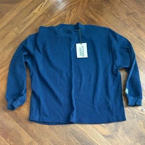Daily Drills Navy Mockneck Thermal Long Sleeve